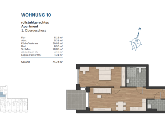 Havencity – Modernes Wohnen am Südstrand WE10 - Steuersparmodell