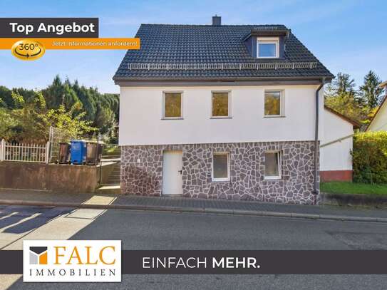 Ihr Familienglück! Saniertes Einfamilienhaus mit kreativem Gartenareal.