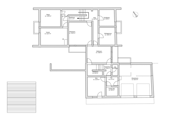 Architektenvilla mit Genehmigung für 
Neubau mit 9 Wohneinheiten 
in Top-Lage in Pfarrkirchen-Reichenberg