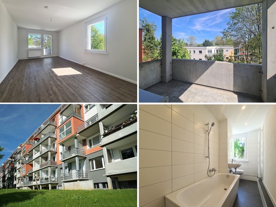500 € sichern*: Balkonwohnung mit modernen Wannenbad im beliebten 1. OG (auf Wunsch mit Stellplatz)