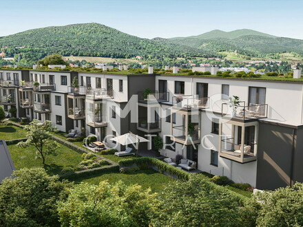 2 Terrassen und Eigengarten: 3-Zimmer-Wohnung in Südlage