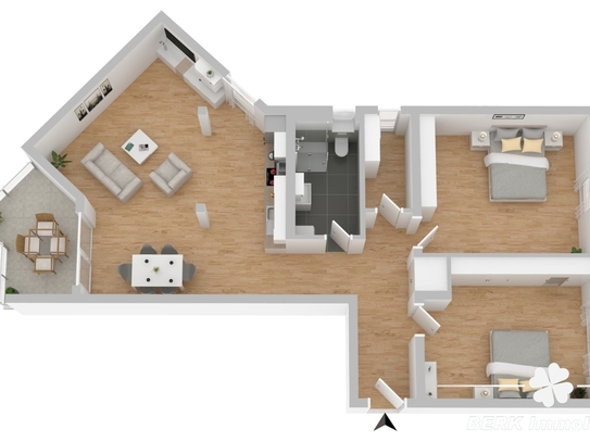 BERK Immobilien - Appartement in Neubau Wohnanlage