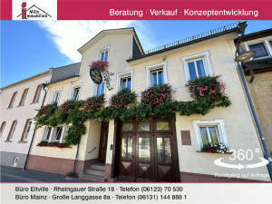 *Einer der schönsten und ältesten Weinstuben im Rheingau* Wohnhaus mit Gastro, idyllischem Hof und Hinterhaus mit große…