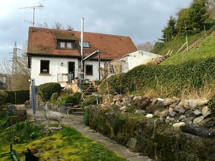 Einfamilienhaus auf großem Grundstück