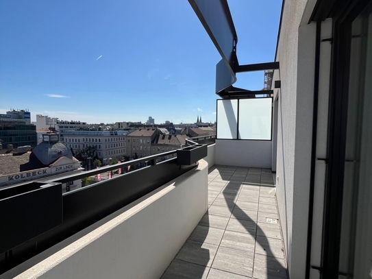 Dachgeschoss - 2 Zimmer mit Terrasse beim Hauptbahnhof Wien