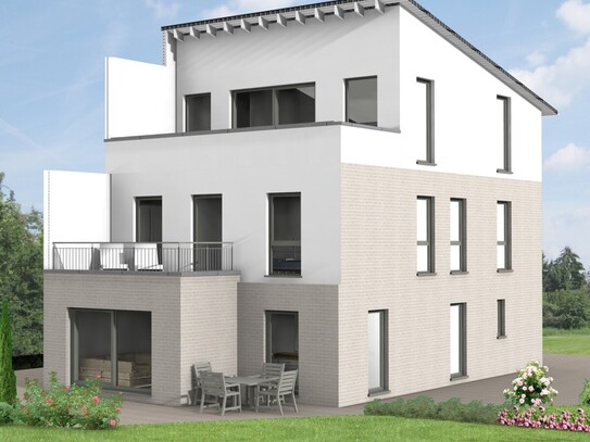 Modernes Neubauprojekt in Rosenheim - Doppelhaushälfte mit Einliegerwohnung und großem Garten