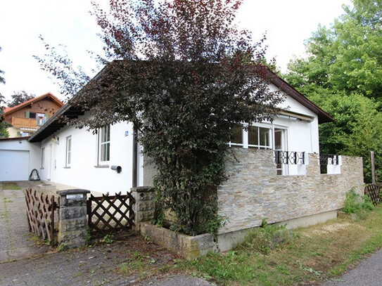 AKURAT IMMOBILIEN - BUNGALOW IN IDYLLISCHER LAGE IN WINDACH AM AMMERSEE (BEFRISTET FÜR 3 JAHRE)