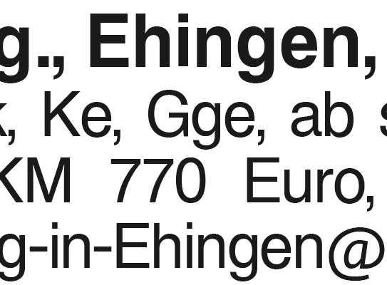 4 Zi.-Whg in Ehingen