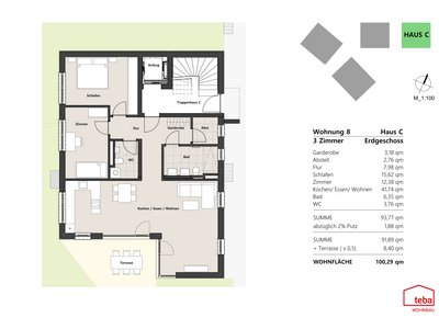 Wohnung 8 - EG Haus C