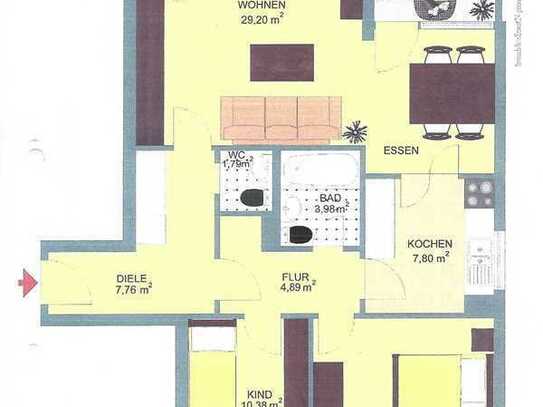 Elegante 3-Zi.-Komfort-Wohnung mit großer Süd-Loggia in 85521 Ottobrunn (S7) - nur für 2 Personen