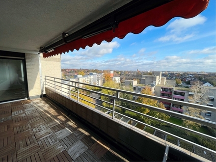 Inklusive Ausblick über Rheine! modernisierte 3-Zimmer-Etagenwohnung mit Garage im Stadtteil Dutum