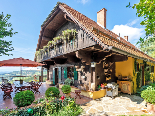 Bauernhaus in Panoramalage in Kitzeck in der Südsteiermark