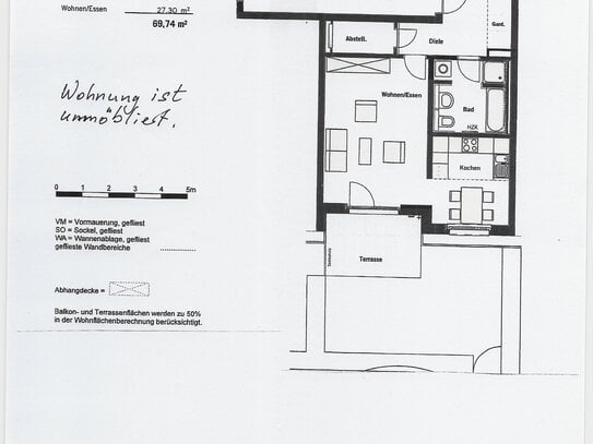 2-Zi-Wohnung Köln, rechtsrheinisch