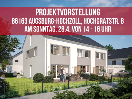 Energieeffizientes Reihenhaus in Augsburg: Zukunftssicherer Wohnkomfort in ruhiger Wohngegend