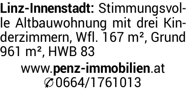 Eigentumswohnung in Linz (4020) 167m²