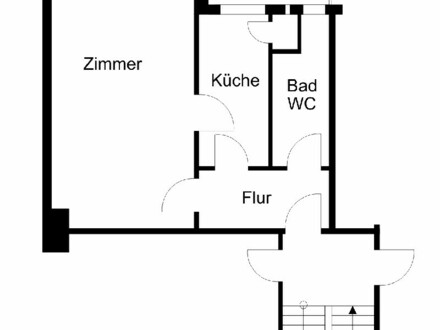 Super Single-Wohnung im Viertel