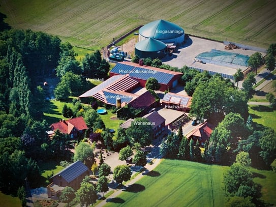 Biogas, PV, Schweinemaststall und Fischzucht in Rahden (NRW) zu verkaufen gegen Gebot!