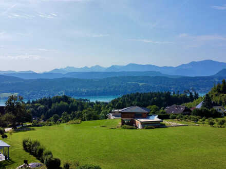 Grundstück mit Blick auf den Wörthersee