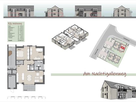 +++Neubauprojekt " Am Nachtigallenweg" - Hochwertige Komfortwohnungen mit perfekter Raumaufteilung in guter Lage nähe M…