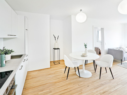 Einzigartiger Erstbezug mit Blick auf den Kahlenberg - 9 Stock - 2 - Zimmer mit Balkon