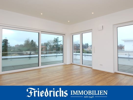 Exklusive 2-Zimmer Neubau-Penthousewohnung mit Dachterrasse in zentraler Lage von Varel nahe Dangast