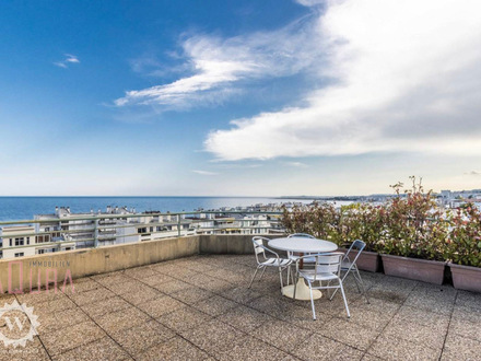 Côte d’Azur: traumhafte 5-Zimmer-Triplex-Wohnung mit 120m² Terrasse und Ausblick auf Meer