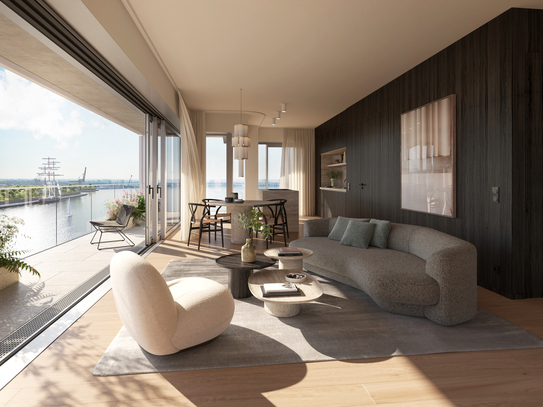 Premium-Apartment mit hochwertigster Ausstattung und atemberaubendem Blick über die Elbe