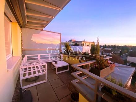 Bald wird es wieder Sommer! 3 1/2 Zimmer Wohnung mit Terrasse und Fernblick.