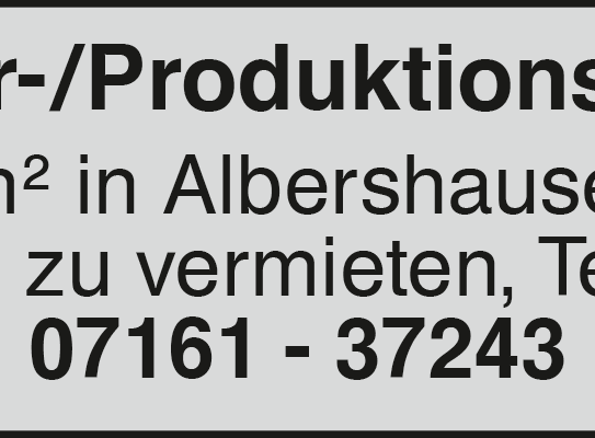 Lager-/Produktionshalle