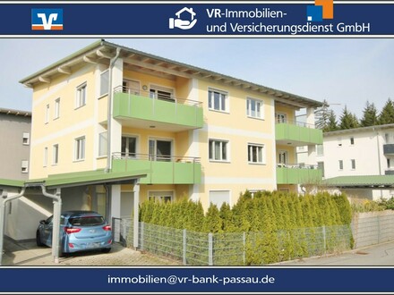 „Sinfonie mit Licht und Raum“ Gepflegte 3-Zimmer-Wohnung mit Terrasse, Gartenanteil u. Stellplatz