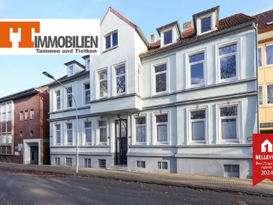 TT bietet an: Neu renovierte 4-Zimmer-Wohnung im 1. OG mit Balkon im Stadtteil Heppens in Wilhelmshaven!