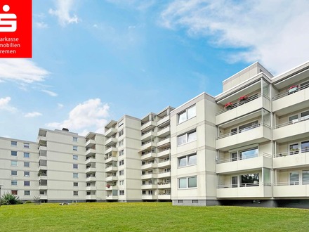 Neue Vahr Nord/Radio Bremen; 3 Zimmer-ETW im Hochparterre mit Loggia und TG-Einstellplatz