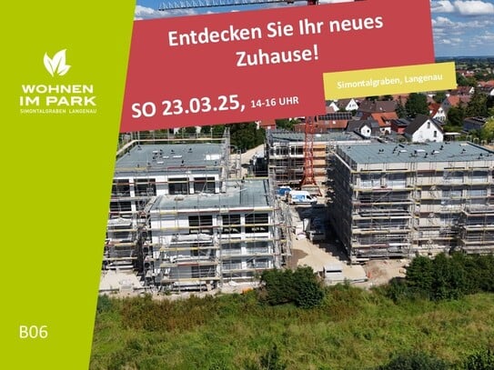 2,5-ZIMMER ETW IM 1. OG MIT BALKON - "WOHNEN IM PARK" IN LANGENAU - B06