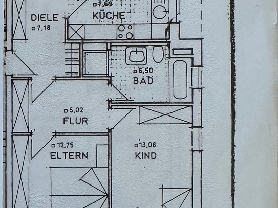 3 Zi Küche Bad Balkon Stellplatz Heepen