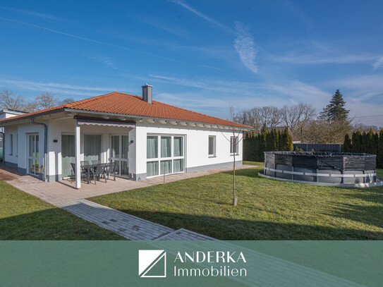 Stilvolles Wohnen auf einer Ebene: Moderner, barrierefreier Bungalow in Lauingen zu verkaufen!