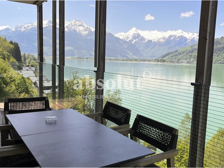 Luxus-Ferienwohnung mit Panoramablick in traumhafter Lage direkt am Ufer des Zeller Sees! 83 m² Wfl.