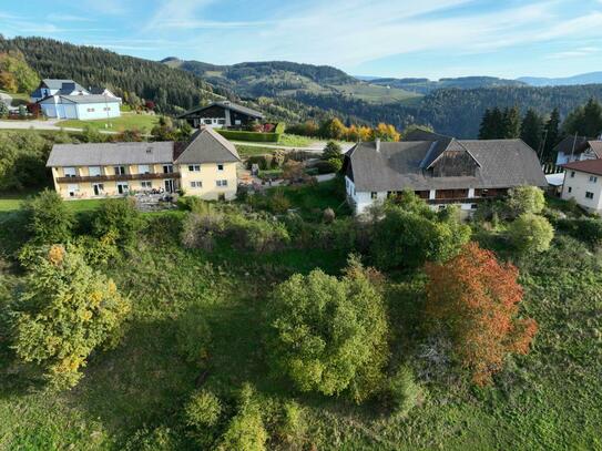 Gästehaus mit Fremdenzimmer und großem Nebengebäude in Aussichtslage von Griffen