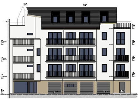 Energieeffizienter Neubau in Bevorzugter Wohnlage, Barrierefrei, 3-Zi. ETW mit 2x Balkonen