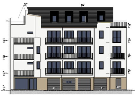 Energieeffizienter Neubau in Bevorzugter Wohnlage, DG 3-Zi. ETW mit 2x Balkonen