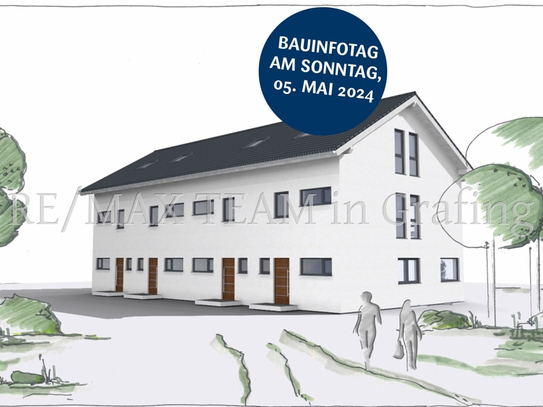 Ihr neues Familiendomizil: Reiheneckhaus (KfW 40) in bester ländlicher Lage (S2) im Dachauer Land