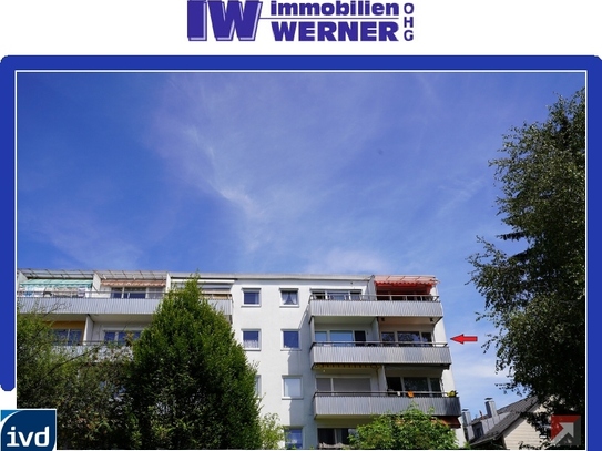 ***Sofort beziehbare, stadtnahe 3-Zimmer-Wohnung mit Balkon und Einzelgarage***