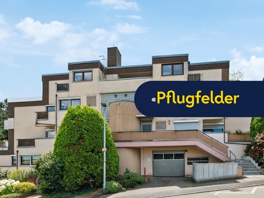 Traumwohnung in Feldrandlage: 4,5-ZKB in Terrassenhaus mit Balkon und Tiefgarage