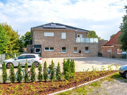 Bezugsfreie Neubauwohnung mit Garten, Abstellraum und Parkplatz