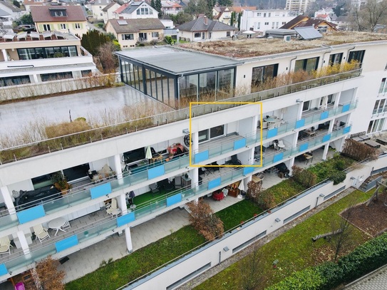 Überlingen: barrierefreie 2-Zimmer ETW mit großem Balkon / Top Energiewerte / TG - frei