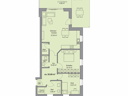 Zinsgünstige KfW-Mittel möglich! *Attraktive Neubauwohnung in Westerkappeln*