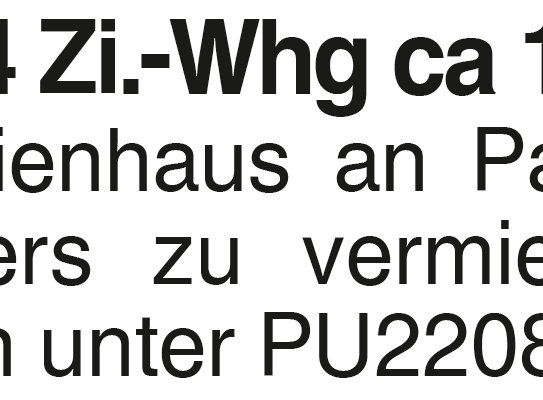 Erbach 4 Zi.-Whg ca 100m2