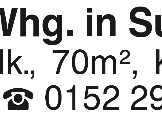 3 Zi.-DG-Whg. in Sulzdorf