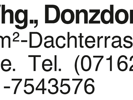 3,5-Zi.-Whg., Donzdorf