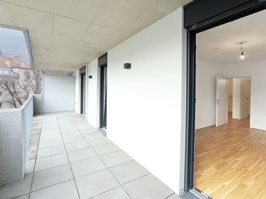 NEUBAUPROJEKT DITTMANNGASSE - 3-Zimmer-Mietwohnung mit Balkon am Enkplatz