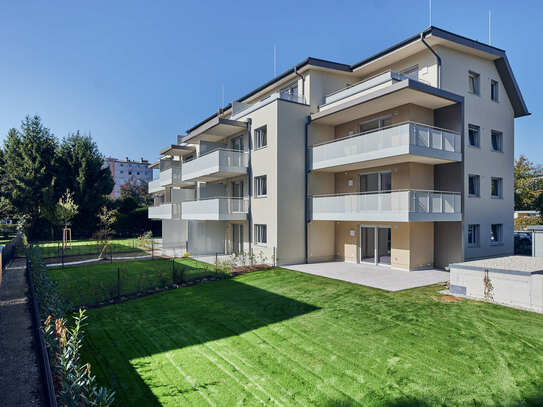 Helle Neubau-2-Zi.-Wohnung mit Südbalkon